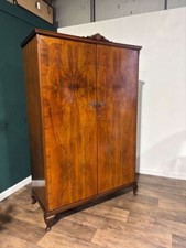 Vintage walnut veneered for sale  WREXHAM