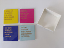 Drinks coasters humorous for sale  LONDON