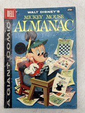 Walt Disney's Mickey Mouse Almanac #1 Dell Giant 1957 Muito bom estado comprar usado  Enviando para Brazil