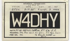 Placa de rádio QSL 1935 Memphis TN comprar usado  Enviando para Brazil