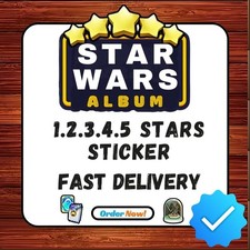 Cartão Adesivo All Star 1-5 Star Wa_rs Álbum Mono_poly_mo_Go_⚡Entrega Rápida⚡, usado comprar usado  Enviando para Brazil