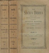 Sacra bibbia vol. usato  Italia
