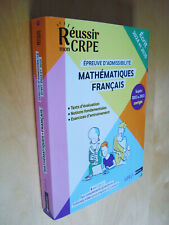 Réussir crpe mathématiques d'occasion  Bagnères-de-Luchon