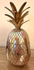 Solid brass pineapple for sale  LONDON