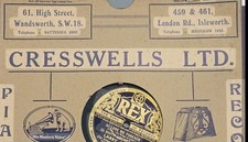 Cresswells gramaphone record for sale  LYDNEY