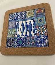 Tile trivet fish for sale  Paso Robles