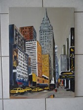 Tableau huile toile d'occasion  France