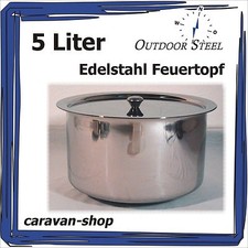 Edelstahl feuertopf gulaschkes gebraucht kaufen  Pritzerbe