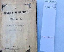 Hegel georg wilhelm d'occasion  Paris IX