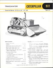 Brochure caterpillar 977 usato  Sezzadio