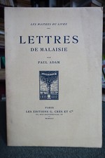 Paul adam lettres d'occasion  Parthenay
