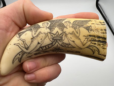 Rare scrimshaw dent d'occasion  Vic-le-Comte