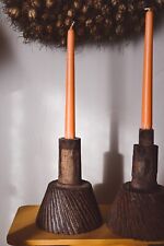 Coppia candelabri legno usato  Vilminore di Scalve
