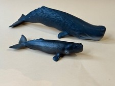 Usado, Boneco de brinquedo Schleich 2000 esperma baleia 16084 e bezerro 16095 escala 1:32 animal marinho comprar usado  Enviando para Brazil
