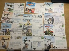 Signed flight covers for sale  SUTTON