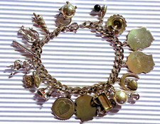bracelet silver 43 charms for sale bracelet silver 43 charms for sale Plainfield