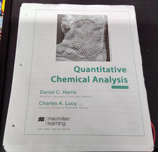 Usado, Quantitative Chemical Analysis 10th Ed. by Harris & Lucy Loose Leaf Textbook comprar usado Usado, Quantitative Chemical Analysis 10th Ed. by Harris & Lucy Loose Leaf Textbook comprar usado  Enviando para Brazil