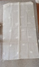 Cream voile curtain for sale  THETFORD