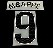 Conjunto oficial de nome/número de futebol americano Real Madrid Mbappé 9 2024/25 liga em casa, usado comprar usado  Enviando para Brazil