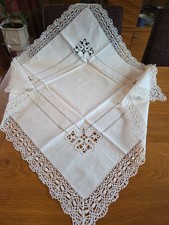 Antik tischdecke weiß gebraucht kaufen  Buxtehude