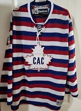 Usado, Camiseta Montreal Canadiens Reebok Barber Pole Centennial 1909-2009 tamanho GG comprar usado  Enviando para Brazil