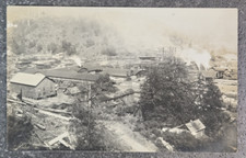 Cartão postal antigo Azo 1904-1918 P&B RPPC moinho de madeira cidade pequena América registro, usado comprar usado  Enviando para Brazil