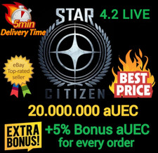 Star Citizen aUEC 20.000.000 🎁+5% bônus🎁 Alpha UEC 4.2.1 visualização ao vivo comprar usado  Enviando para Brazil