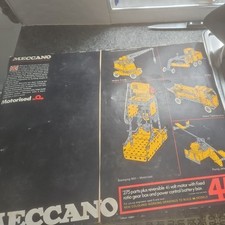 Meccano vintage motorised for sale  WILLENHALL