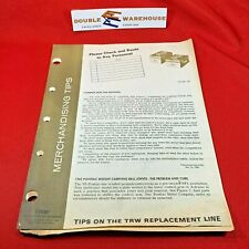 Puntas de comercialización vintage TRW manual número 37 segunda mano  Embacar hacia Mexico