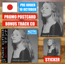 Używany, JAPAN PROMO POSTCARD+ VERONICA ELECTRONICA CD w BONUSTR  & STICKER MADONNA OCT25 na sprzedaż  Wysyłka do Poland