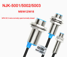 Sensor interruptor de proximidade NJK-5001/5002/5003 M8 M12 M18 Hall 3 fios NPN NÃO e NC comprar usado  Enviando para Brazil