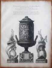 Stampa antica piranesi usato  Roma