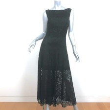Usado, Vestido midi Talbot Runhof sem mangas renda preto tamanho 6 comprar usado Usado, Vestido midi Talbot Runhof sem mangas renda preto tamanho 6 comprar usado  Enviando para Brazil