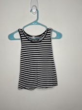 Camiseta regata listrada marca elefante rosa meninas tamanho 6 azul marinho sem mangas comprar usado  Enviando para Brazil