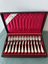 Jugendstil fischbesteck silber gebraucht kaufen  Wiesbaden