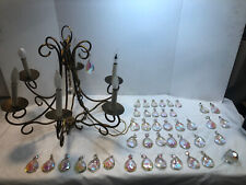Vintage brass crystal for sale  Barronett