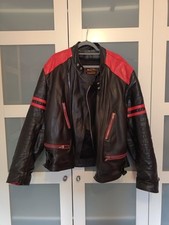 Motorradjacke echt leder gebraucht kaufen  München