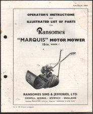 Original ransomes marquis for sale  DRIFFIELD