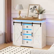 Farmhouse dresser chests for sale  Walnut