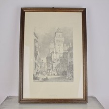 Stampa incorniciata castello usato  Ferrara