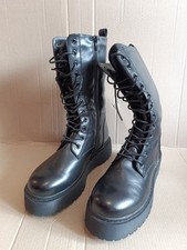 Schwarze schnürstiefel größ gebraucht kaufen  Magdeburg