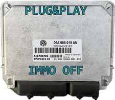 Jednostka sterująca ECU SKODA OCTAVIA 1.6 06A906019AN 5WP4374 nie wymaga programowania na sprzedaż  PL