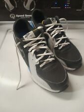 Tênis Nike Air Max masculino tamanho 10.5 azul branco preto EXCEE *MANCHA* comprar usado  Enviando para Brazil