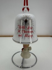 Enfeite de árvore de anjo de sino de porcelana vintage RUSS Sounds of Christmas / retrô comprar usado Enfeite de árvore de anjo de sino de porcelana vintage RUSS Sounds of Christmas / retrô comprar usado  Enviando para Brazil