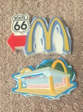 (2) Ímãs de geladeira vintage retrô McDonald's 3D de borracha comprar usado  Enviando para Brazil