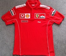 Usado, Camisa polo oficial Ferrari Marlboro 2004 Fila F1 Team Driver Issue Pit Crew comprar usado  Enviando para Brazil