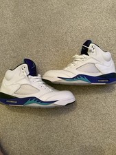 Nike Air Jordan 5 Fresh Prince Grape masculino 10. Furos perfurados para amarrar personalizados comprar usado  Enviando para Brazil