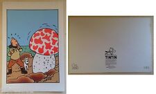 Postcard tintin ile d'occasion  Expédié en Belgium