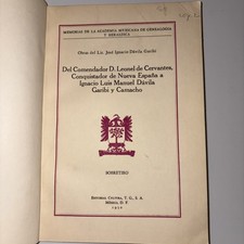 Del Comendador D. Leonel de Cervantes, Conquistador de Nueva España 1950 comprar usado Del Comendador D. Leonel de Cervantes, Conquistador de Nueva España 1950 comprar usado  Enviando para Brazil