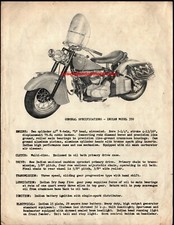 1950 indian motorcycle for sale  Northampton